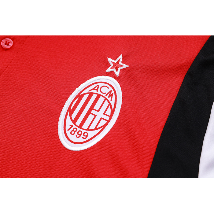 Camiseta Polo del AC Milan 2023-24 Rojo - Haga un click en la imagen para cerrar